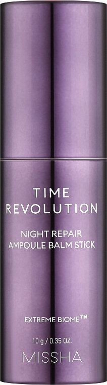 Nocny regenerujący balsam w sztyfcie do twarzy - Missha Time Revolution Night Repair Ampoule Balm Stick — Zdjęcie N1