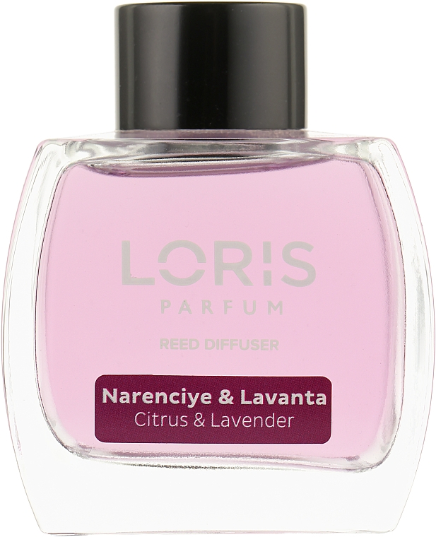 Dyfuzor zapachowy Cytrusy i lawenda - Loris Parfum Reed Diffuser Citrus & Lavender — Zdjęcie N2