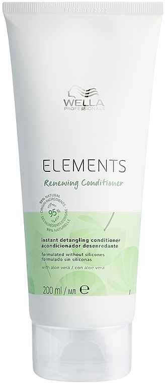 Regenerujący balsam do włosów - Wella Professionals Elements Renewing Conditioner Instant Detangling Conditioner
