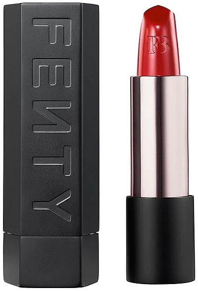 Etui na szminkę, czarne - Fenty Beauty Icon The Case Semi-Matte Refillable Lipstick — Zdjęcie N2