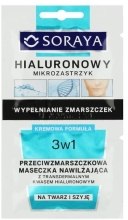 Kup Przeciwzmarszczkowa maseczka nawilżająca 3 w 1 - Soraya Hialuronowy Mikrozastrzyk Moisturizing Mask 3in1