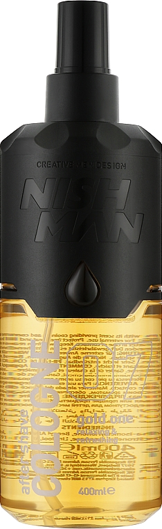 Woda kolońska po goleniu - Nishman Gold One Cologne No.7 — Zdjęcie N1