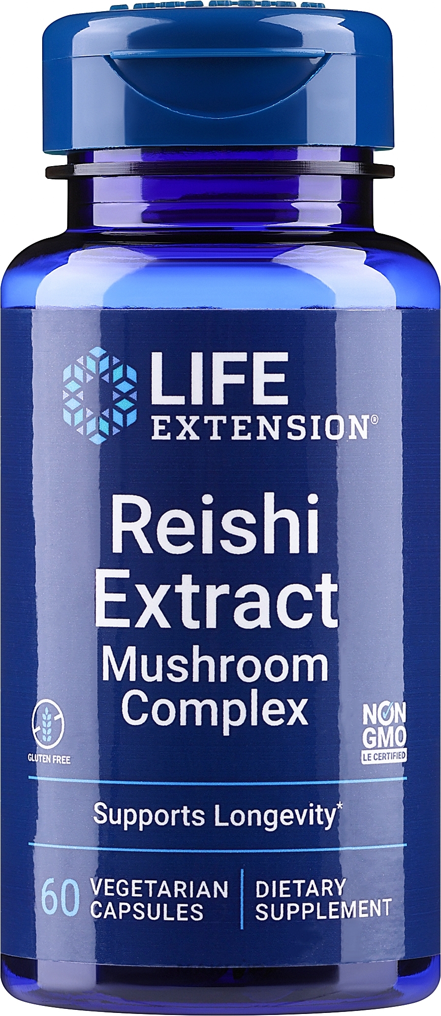 Ekstrakt z grzyba reishi w kapsułkach - Life Extension Reishi Extract Mushroom Complex — Zdjęcie 60 szt.