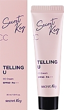 PRZECENA! Lekki krem CC - Secret Key Telling U CC Cream SPF 50 * — Zdjęcie N2