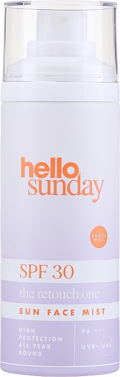 Przeciwsłoneczna mgiełka do twarzy SPF 30 - Hello Sunday The Retouch One Sun Face Mist SPF 30 — Zdjęcie N1
