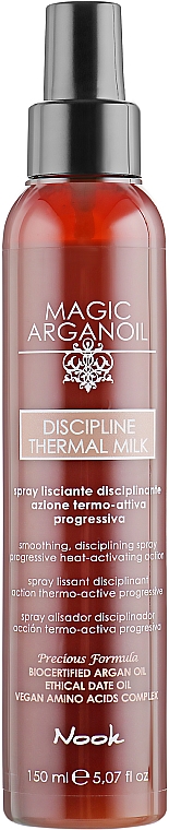 Dyscyplinujące mleczko termalne do włosów z olejem arganowym - Nook Magic Arganoil Disciplining Thermal Milk — Zdjęcie N2