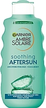Nawilżające mleczko po opalaniu z aloesem - Garnier Ambre Solaire After Sun Soothing Hydrating Lotion — Zdjęcie N1