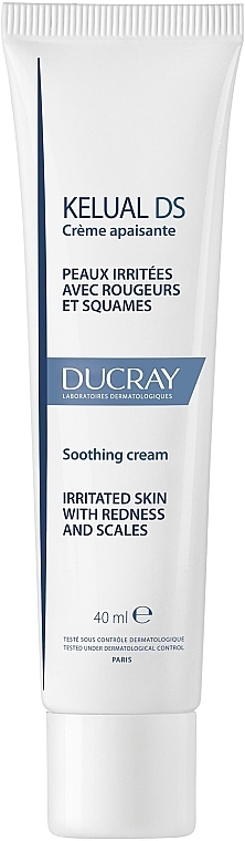 Zmiękczający krem do skóry eliminujący łuszczenie - Ducray Kelual Ds Squamo-Reducing Soothing Cream