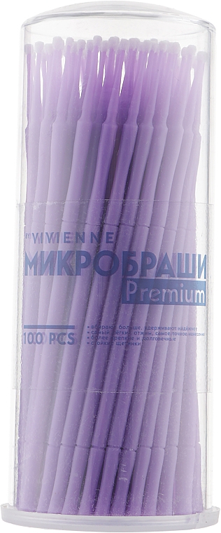 Mikropędzle Premium, 100 szt. - Vivienne — Zdjęcie N1