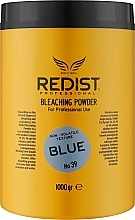 Proszek do rozjaśniania włosów na bazie roślin, niebieski - Redist Professional Bleaching Powder — Zdjęcie N1