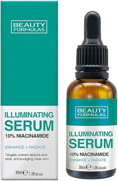 Rozjaśniające serum do twarzy z niacynamidem - Beauty Formulas Illuminating Serum 10% Niacinamide — Zdjęcie N1