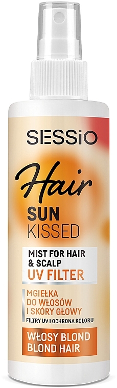 Mgiełka do blond włosów - Sessio Hair Sun Kissed Mist For Hair And Scalp Blond Hair — Zdjęcie N1