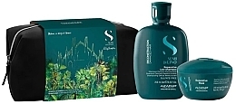 Zestaw - AlfaParf Milano Semi di Lino Reconstruction Set (shmp/250ml + h/mask/200ml) — Zdjęcie N1