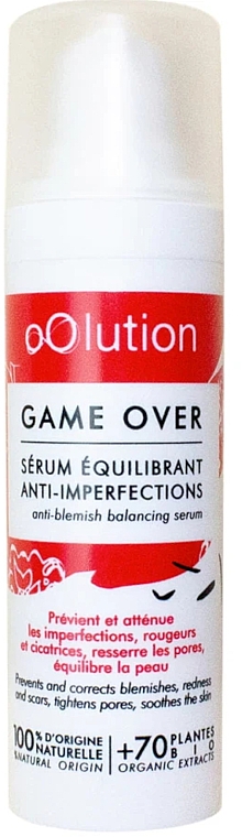 Serum przeciw plamom na twarzy dla mężczyzn - oOlution Game Over Anti-Blemish Balancing Serum  — Zdjęcie N1