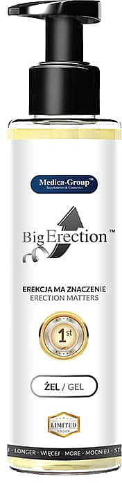 Żel intymny dla mężczyzn - Medica-Group Big Erection Gel