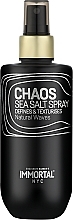 Spray solny do włosów - Immortal Nyc Chaos Sea Salt Spray — Zdjęcie N1