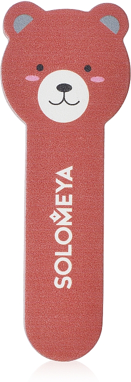 Pilnik do paznokci Niedźwiadek, ziarnistość 180/220 - Solomeya Nail File — Zdjęcie N1