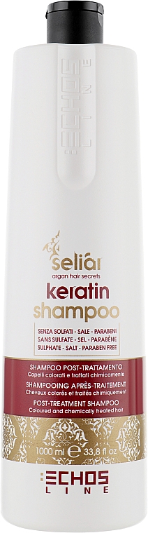 Szampon do włosów - Echosline Seliar Keratin Shampoo  — Zdjęcie N3