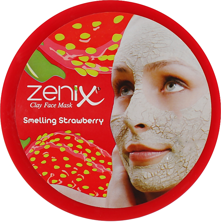 Maseczka z glinką Truskawka - Zenix Clay Face Mask — Zdjęcie N3