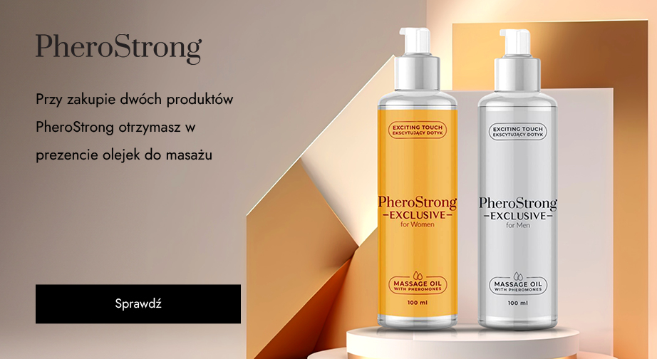 Przy zakupie dwóch produktów PheroStrong otrzymasz w prezencie olejek do masażu.