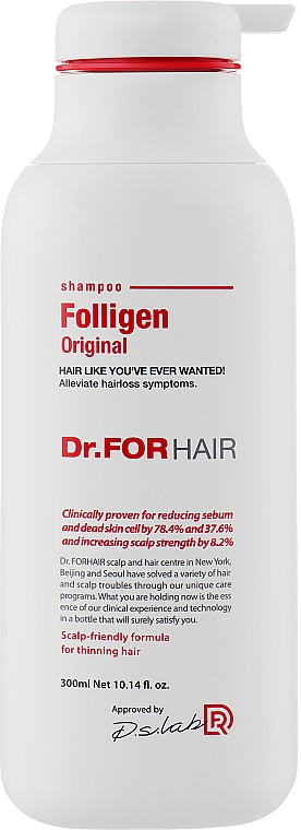 Szampon wzmacniający przeciw wypadaniu włosów - Dr.FORHAIR Folligen Original Shampoo