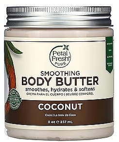 Wygładzający olejek do ciała, kokosowy - Petal Fresh Body Butter Coconut — Zdjęcie N1