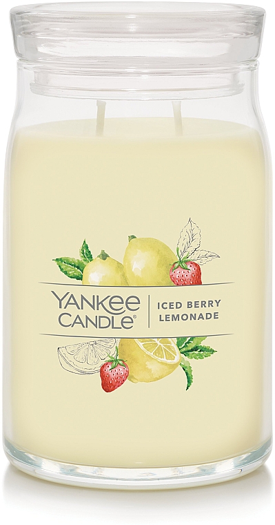 Świeca zapachowa w słoiku Ice Berry Lemonade - Yankee Candle Iced Berry Lemonade — Zdjęcie N2