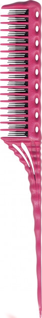 Grzebień do włosów, 218 mm, różowy - Y.S.Park Professional 150 Tail Combs Pink