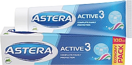 Pasta do zębów o potrójnym działaniu - Astera Active 3 Toothpaste — Zdjęcie N4