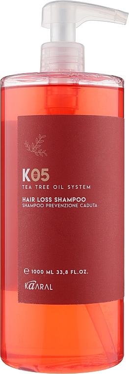 Szampon przeciw wypadaniu włosów z witaminą PP - Kaaral K05 Hair Loss Shampoo — Zdjęcie N1