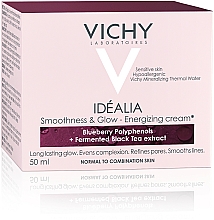 Wygładzający i rozjaśniający krem do cery normalnej - Vichy Idéalia Smoothness & Glow Energizing Cream — Zdjęcie N2