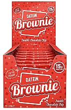 Białkowe brownie z podwójnymi kawałkami czekolady - Oatein Brownie Double Chocolate Chip — Zdjęcie N2
