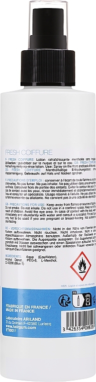 Odświeżający spray bakteriobójczy z mentolem - Hairgum Fresh Coiffure — Zdjęcie N2