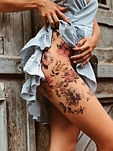 Tatuaż tymczasowy delikatne piwonie - Arley Sign — Zdjęcie N7