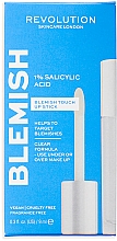 Kup Przeciwzapalny sztyft z kwasem salicylowym do twarzy - Revolution Skincare 1% Salicylic Acid Blemish Touch Up Stick