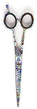 Kup Nożyczki fryzjerskie proste 82055-1, 5.5" - Witte Rose Line Art Mosaic