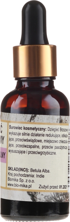 Naturalny olejek z dziegciu brzozowego - Biomika — Zdjęcie N2