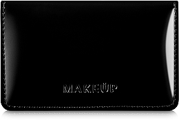Czarne etui na karty Elegant Black, lakierowane - MAKEUP — Zdjęcie N2
