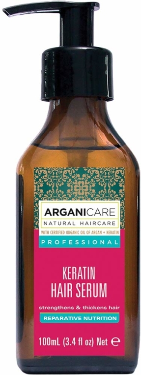 Serum do włosów - Arganicare Keratin Repairing Hair Serum  — Zdjęcie N2