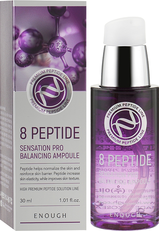 Serum do twarzy z peptydami - Enough 8 Peptide Sensation Pro Balancing Ampoule