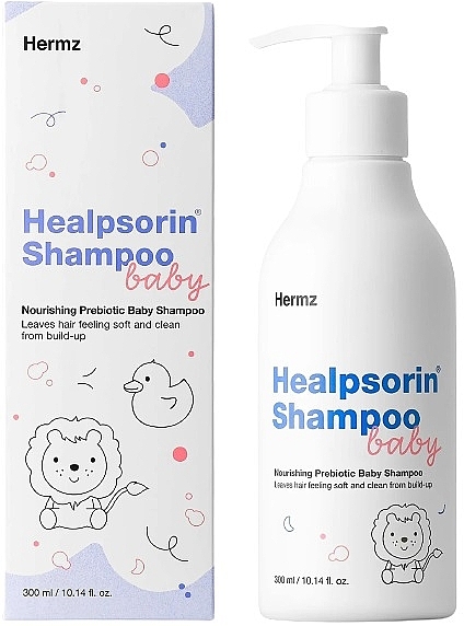 Szampon do włosów dla dzieci - Hermz Healpsorin Baby Shampoo — Zdjęcie N1