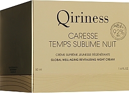 Rewitalizujący krem ​​przeciwstarzeniowy na noc o kompleksowym działaniu - Qiriness Caresse Temps Sublime Nuit Ultimate Anti-Age Revitalising Night Cream — Zdjęcie N1