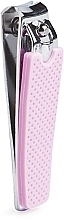 Obcinacz do paznokci, różowy - IDC Institute Precision Nail Clipper — Zdjęcie N1