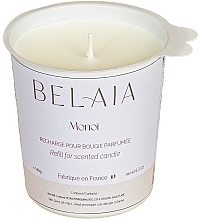 Świeca aromatyczna Monoi (wkład) - Belaia Monoi Scented Candle Wax Refill — Zdjęcie N1