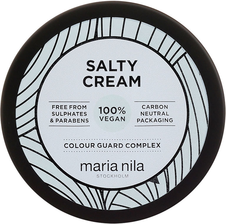 Delikatnie utrwalający solny krem do stylizacji włosów - Maria Nila Salty Cream — Zdjęcie N1