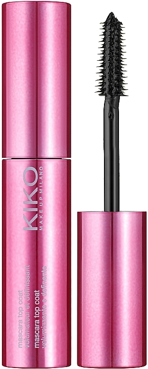 Pogrubiający tusz do rzęs - Kiko Milano Volume & Definition Top Coat Mascara — Zdjęcie N1