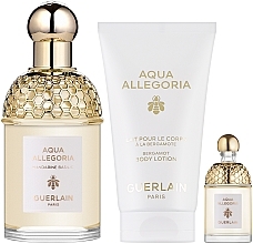 Guerlain Aqua Allegoria Mandarine Basilic - Zestaw (edt/125ml+edt/7,5 ml+b/lot/75 ml) — Zdjęcie N2