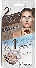 Maska do twarzy - IDC Institute Two Step Treatment Pearl Revitalizing 3d Mask — Zdjęcie N1