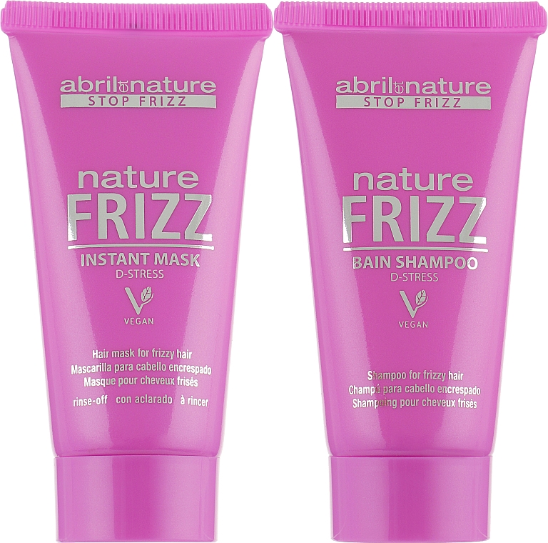 Zestaw Stop Frizz - Abril et Nature Nature Frizz (shm/30ml + mask/30ml) — Zdjęcie N2