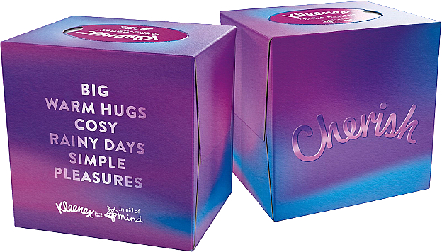 Chusteczki w pudełku, 48 szt, Cherish - Kleenex Mindfulness Collection — Zdjęcie N1